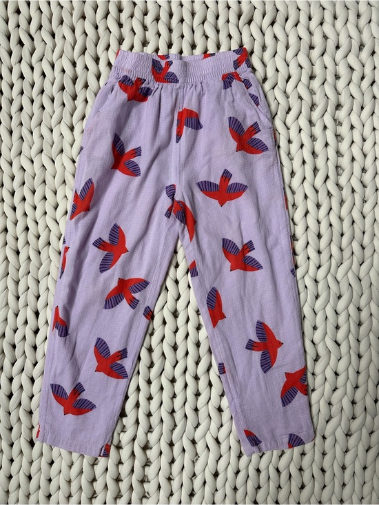 Catimini Other - Catimini Girls Light Purple Pants | Adorable Bird Print